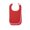 B004- Red, variant on Light Blue Adult Waterproof Bib, Large Size 30X18 Inch Bib, Spill Proof Messy Eating Bib, Absorbent Terry Cloth Bib, Adjustable Hook and Loop Closure, Thick Soft Cotton Fabric for