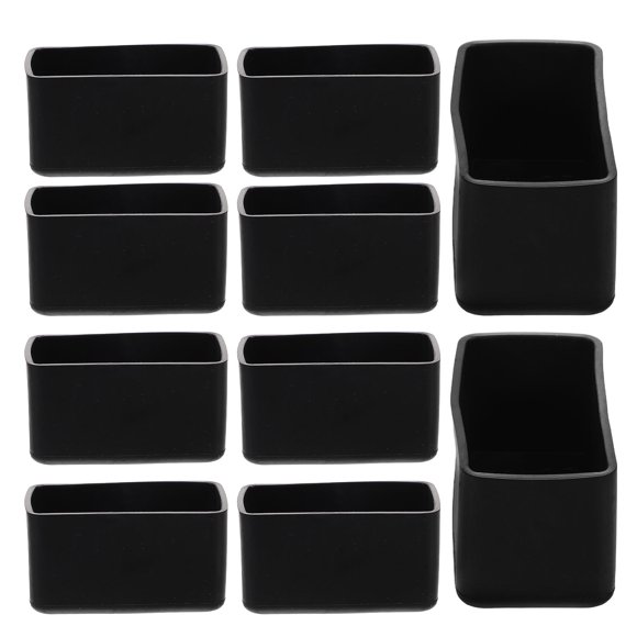 TABLETREANDS 40Ud Fundas Antideslizantes Negras Para Pies De Protección Durable Para Muebles En Casa