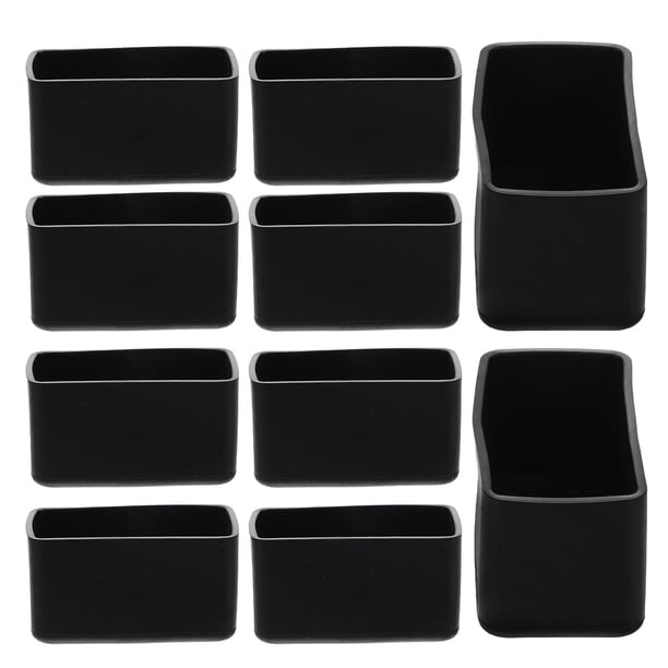 TABLETREANDS 40Ud Fundas Antideslizantes Negras Para Pies De Protección Durable Para Muebles En Casa