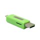 thumbnail image 4 of Lector de tarjetas Micro USB TF Adaptador OTG USB2.0 Hub Connector para PC (Verde) Tmvgtek Componentes de Computadoras, 4 of 5