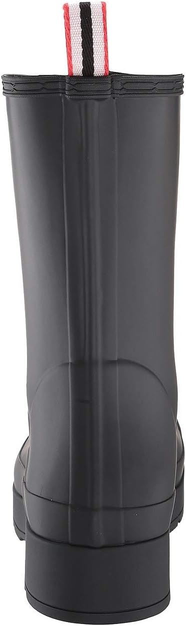 HUNTER M PLAY MID BOOT MEN RAIN BOOTS - Black / Red Multi / 13