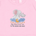 thumbnail image 3 of Inktastic My Nana Loves Me to the Moon and Back Elephant Family Baby Sweatshirt, 3 of 4