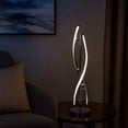 thumbnail image 7 of Benjara Jam 29" Table Lamp- LED Light- Round Base- Accent Silver Metal Base, 7 of 7