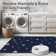 thumbnail image 5 of ODIKA 4'x6' Machine Washable Non-Slip Area Rug, Playful Starry Sky Design High Traffic Rug, Navy, 374465, 5 of 7