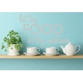 thumbnail image 1 of Let Thy Food Be Thy Medicine Kitchen Wall Art Cooking Quote Decal, 1 of 4