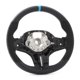 thumbnail image 5 of Volante de fondo plano, volante de gamuza MTri, volante de gamuza, modificación del volante, artesanía superior, 5 of 8