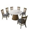thumbnail image 1 of Comedor Redondo de 6 Sillas Elegante de Madera Bossa Yunno, 1 of 5