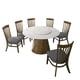thumbnail image 1 of Comedor Redondo de 6 Sillas Elegante de Madera Bossa Yunno, 1 of 5