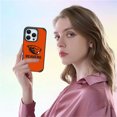 thumbnail image 4 of Apple iPhone 16 Pro Max (6.9) - Licensed NCAA of Oregon State University Beavers Logo on Orange Textured Dual Layer Case, 4 of 5