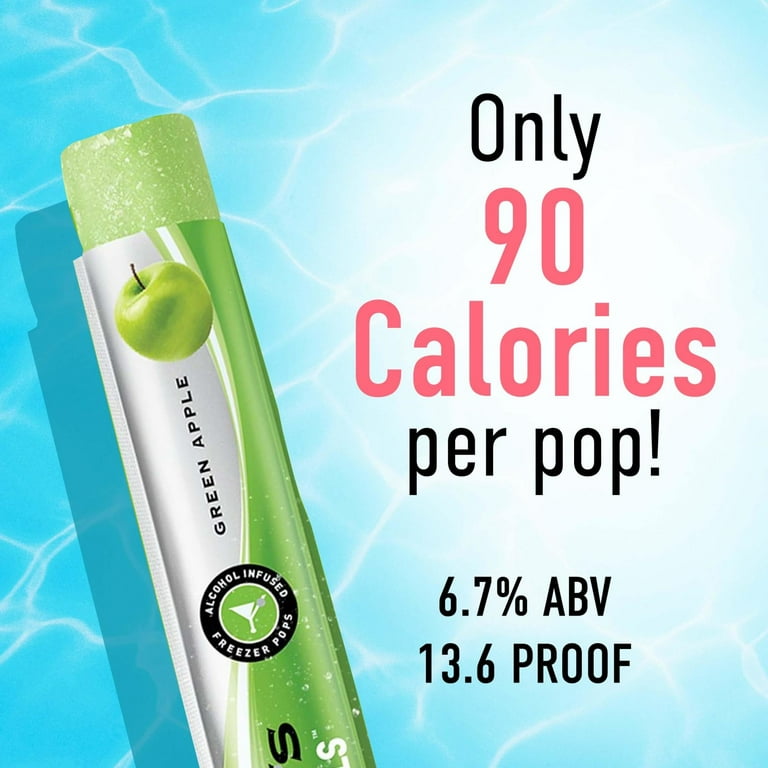 Daily's Poptails Alcohol Infused Freezer Pops Variety Pack