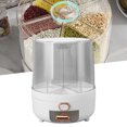 thumbnail image 1 of 360 Rotating Rice Dispenser Measuring Cylinder Grain Container Storage Rice Grain Storage Container Food Dispenser Kitchen Accessories, 1 of 8