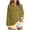*Yellow, variant on ClodeEU Womens Plus Size Striped Sweatshirts ,Long Sleeve Lapel Collared Pullover, Casual Soft Pullover Tops Shirts Dark Blue,Womens Plus L