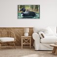 thumbnail image 2 of Stupell Industries Loon with Baby on Lake Animals Painting Gray Framed Art Print Wall Art, 30 x 20, 2 of 8