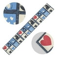 thumbnail image 5 of Yayeee Table Runner 70 inches Long Home Kitchen Dinning Party Decoration, Black Cats and Hearts, 5 of 7