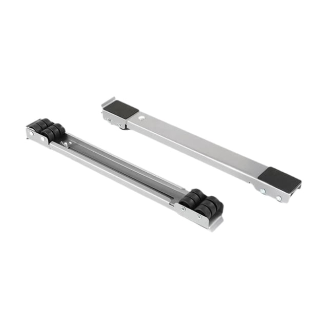 twisto 1 Pair Mobile Base Adjustable Furniture Casters Appliance Support Rollers Floor Protection Multifunctional Suitable for Washing Machines Dryers Office Gray