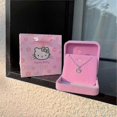 thumbnail image 4 of New Sanrio Hello Kittys Y2k Sweet Kawaii Ring Necklace Cartoon Ornaments Fashion Temperament Exquisite Valentines Day Gift--necklace13-Product code 4 necklace13, 4 of 5