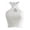 White, variant on Womens Halter Top Cross Cutout Off Shoulder Cropped Knit Sleeveless Tops Size One Size