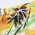 thumbnail image 7 of kaprioy Toddler Baby Boy Summer Outfits Little Kids Hawaiian Clothes Short Sets Sunset Palm Leave Top Shirt T-shirt Tops Shorts 2PCS Clothes Set, 7 of 7
