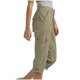 thumbnail image 2 of TaTaai Women's 7/8 Length Cargo Pants Straight Leg Casual Trousers with Elastic Waist and Side Pockets Solid Color for Work Utility and Everyday Activities Gift, 2 of 8