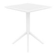 thumbnail image 4 of Compamia Sky 24 inch Square Folding Table with Resin Top, White (1 Count), 4 of 8