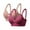 Brown/Wine, variant on WREESH 2 Pack No Underwire Bras Full Support Push Up Bras for Women Wireless Comfort Everyday Bras Adjustable Strap Bra Underwear Pink