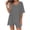 Z27 Gray, variant on 2 Piece Short Sets for Women Oversized V Neck T Shirt and High Waisted Shorts Soft Breathable Athletic Workout Outfits 2026 Pink,S