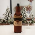 thumbnail image 5 of SSBSM Wine Bottle Cover Knitted Cartoon Santa Claus Snowman Reindeer Handmade Stretchy Dining Room Decor Washable Christmas Champagne Beer Bottle Cover Party Supplies, 5 of 8