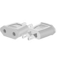 thumbnail image 3 of Toptekits (5 Pack)Travel Charger European Plug Adapter EU to US Plug Power Converter,Socket Plug Adapter Europe EU Euro to US Travel Charger AC Power Converter(White), 3 of 9