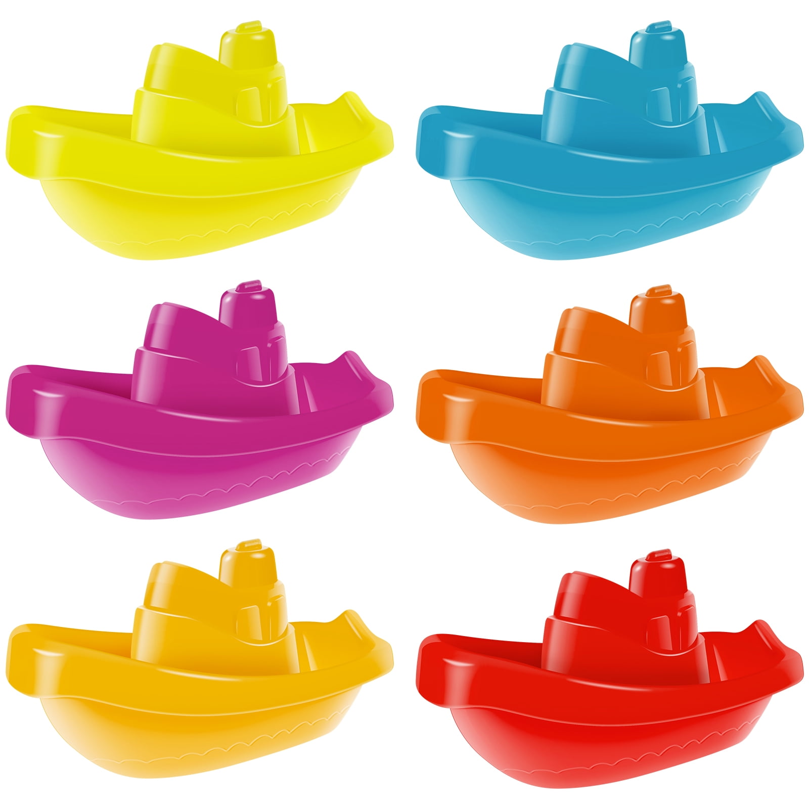 HOT Bath Toys Boat Toys For Pool 6Pcs Baby Bath Boat Toy