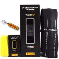 Pirelli P ZERO Race 4S 26-622 Road Bicycle Tire (700x26) SmarTUBE 23/32-622 Presta 60mm - 1 Pack