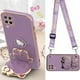 thumbnail image 2 of Hello Kitty Holder Bracelet Strap Lanyard Plating Phone Case For Samsung Galaxy A53 A73 A13 A23 A33 A12 A22 A32 A52 A52S A72 A04, 2 of 5
