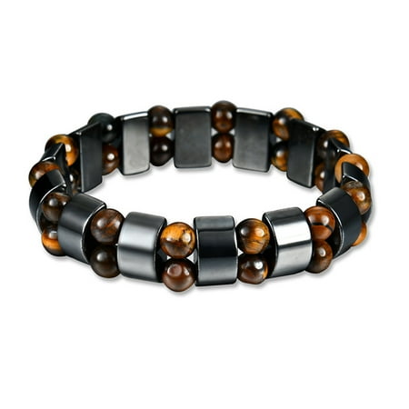 Guess Sport Bracelet - Hematite Powerful Magnetic Bracelet Health Hand Chain for Women Men Arthritis Pain Relief or for Sports Related Therapy 55mm (2.2