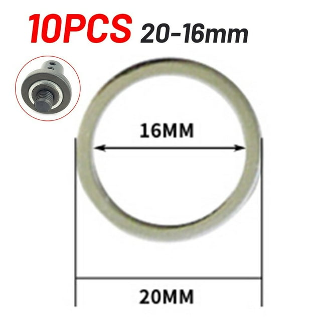 10Pc Saw Cutting Washer Inner Hole Adapter Ring Blade Aperture Change Washer