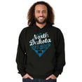thumbnail image 5 of North Dakota It's Cold Funny Retro Hoodie Sweatshirt Women Men Brisco Brands S, 5 of 6