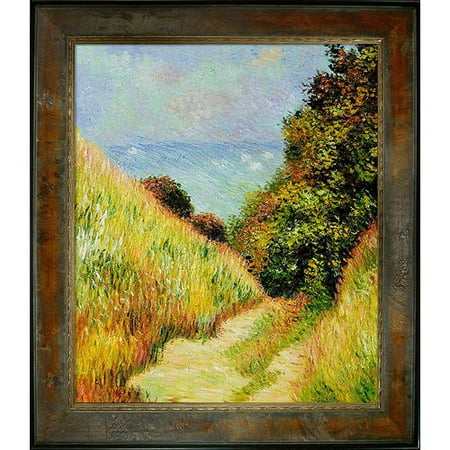 UPC 688576100005 product image for Tori Home Monet Chemin De La Cavee Pourville by Claude Monet Framed Painting | upcitemdb.com