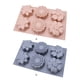 thumbnail image 2 of Wosthever 6 ranuras flor molde de silicona para pasteles herramientas de decoración de pan no pegajoso reutilizable 3D galleta molde fiesta Gadgets Herramientas y accesorios para hornear Gris Wosthever HA079742-02, 2 of 6