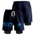 thumbnail image 3 of Jey Uso Yeet Sweatshorts Women Sport Pants Men's 2 in 1 Running Shorts Outdoor Sportwear, 3 of 4