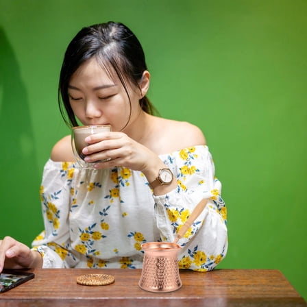 TEHAUX Stove Top Coffee Maker, 1-Piece, Aluminum Espresso Maker for Home and Camping