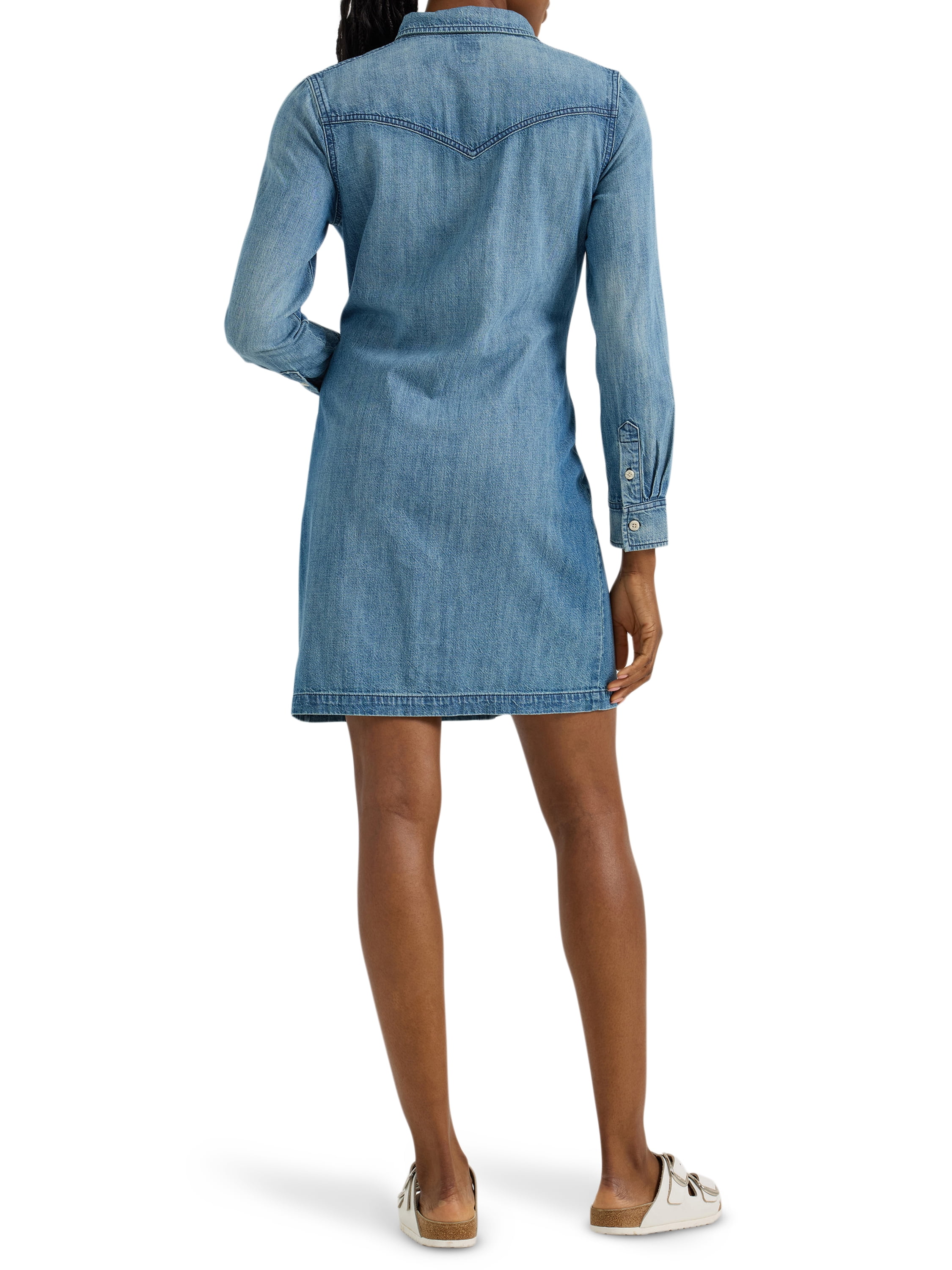 Lee Women's and Women's Plus Heritage Western Denim Dress, Sizes XS-4X