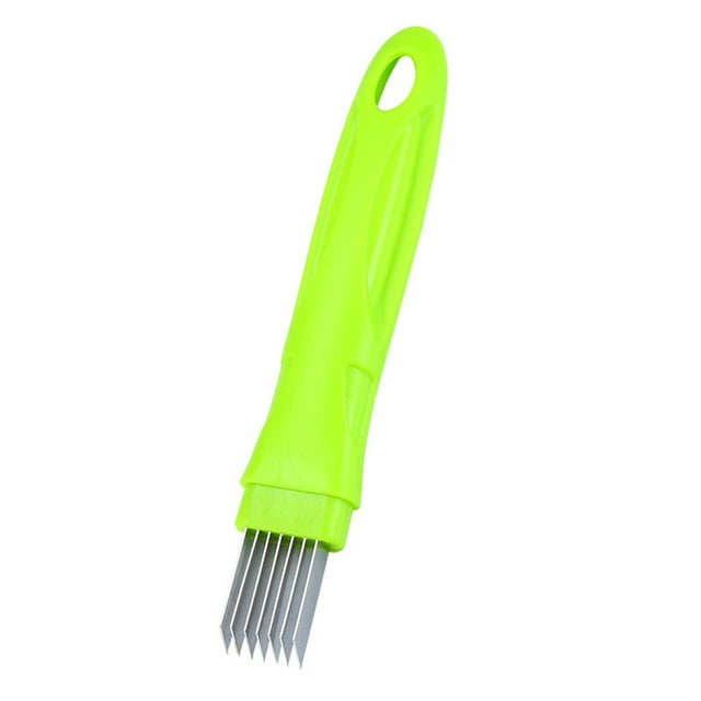 Less Than 5 Cutter Stainless Steel Onion Slicer Shredding Manual Garlic Cutter Green Onion Cutter for Restaurant Kitchen Home