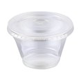 thumbnail image 1 of Billuyoard 50 piezas apilables transparentes para ahorrar espacio con caja de apertura grande para hornear desechables de plástico Herramientas y accesorios para hornear Transparente Con Tapa 180ml, 1 of 6