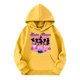 thumbnail image 1 of Moonsky Sudadera con capucha y cordón HUNTRX, estampado de grupo de chicas coreanas, jersey corto, suave y cómodo, top de manga larga para primavera y otoño. Morado 150, 1 of 5