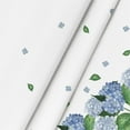thumbnail image 5 of Spring Summer Tablecloth 60x84 Inch, Easter Watercolor Hydrangea Blooming Floral Table Cover for Party Picnic Dinner Decor, 5 of 6
