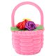 thumbnail image 2 of Caja organizadora de joyería de viaje, cesta de flores rosa pequeña, pendiente, collar, caja de almacenamiento de anillo para mujer, 2 of 8