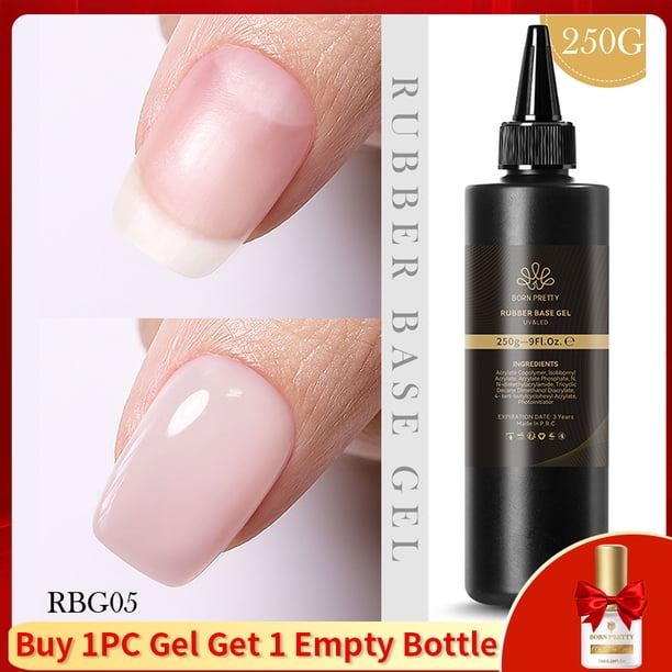 BORN PRETTY 250g Super Top Coat Gel Esmalte Base Gel Mate Top Coat Barniz semipermanente Soak Off Nail Art Gel funcional