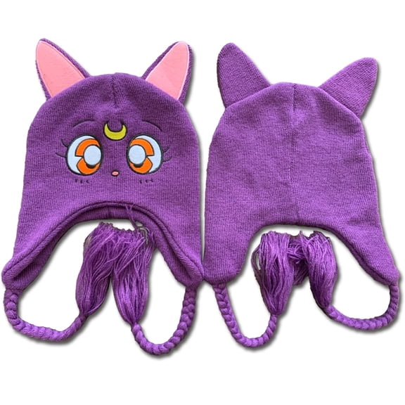 Beanie Cap - Sailor Moon- Luna Peruvian Cap