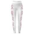thumbnail image 4 of High Waisted Leggings for Women Cancer Awareness Month Printed Tight fit Scrunch Butt Lifting Long Pants Inseam Pants Trendy 2025, 4 of 4