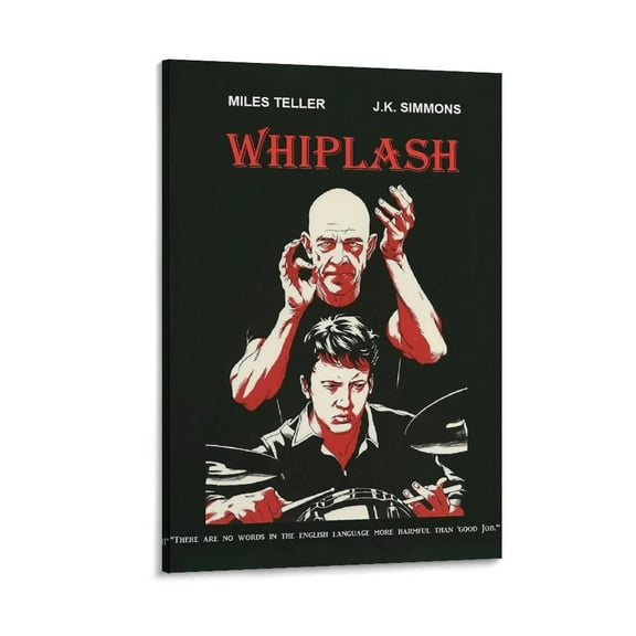 Whiplash Movie Poster (8) Canvas Wall Art Prints Poster Gifts Photo Picture Painting Posters Room Decor Home Decorative 16x24inch(40x60cm)
