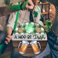 thumbnail image 2 of AYktou St Patricks Day Decorations,7.87"x7.76" Cloversleaf Beer Decoration Wooden s Hangings For Front Doors Walls, 2 of 9