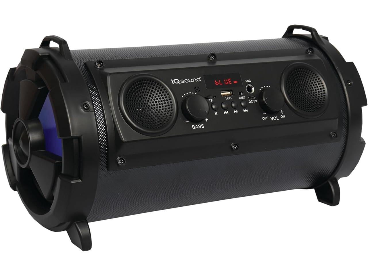 IQ SOUND IQ-1525BT 5"+2" Wireless Bluetooth Speakers Rich Stereo Sound, FM Radio, 16W Output, BT V4.0, USB/SD/AUX/Mic Input, Extra Bass, 10M Range, Rechargeable, Lightweight & Portable